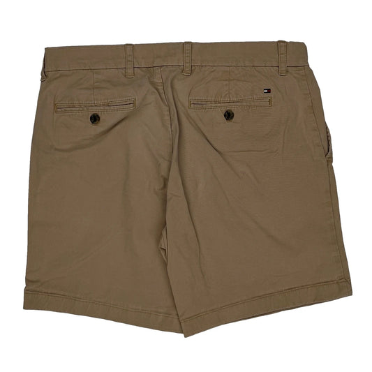 Tommy Hilfiger Chino Shorts - 33W 9L Beige Cotton