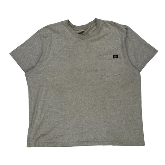 Dickies T-Shirt - 2XL Grey Cotton