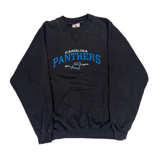 Carolina Panthers Nfl Football Sweatshirt - XL Black Cotton