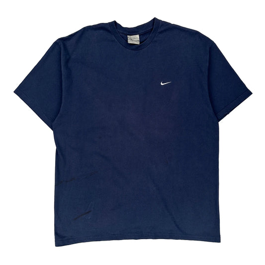Nike T-Shirt - XL Navy Cotton