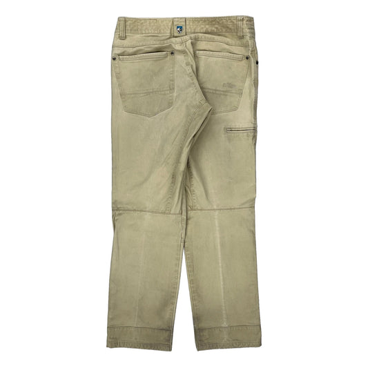 Kuhl Trousers - 34W 32L Beige Cotton Blend