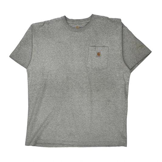 Carhartt Tall T-Shirt - XL Grey Cotton
