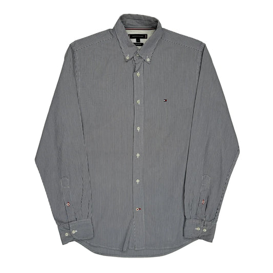 Tommy Hilfiger Striped Shirt - Medium Grey Cotton