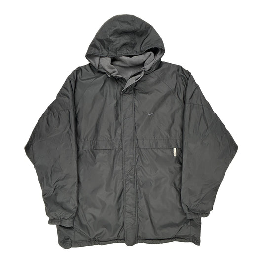 Nike Jacket - 2XL Grey Polyester