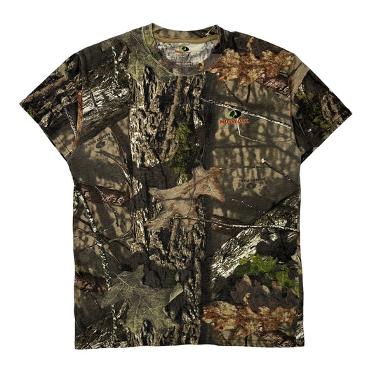 Mossy Oak Camo T-Shirt - Medium Camo Cotton