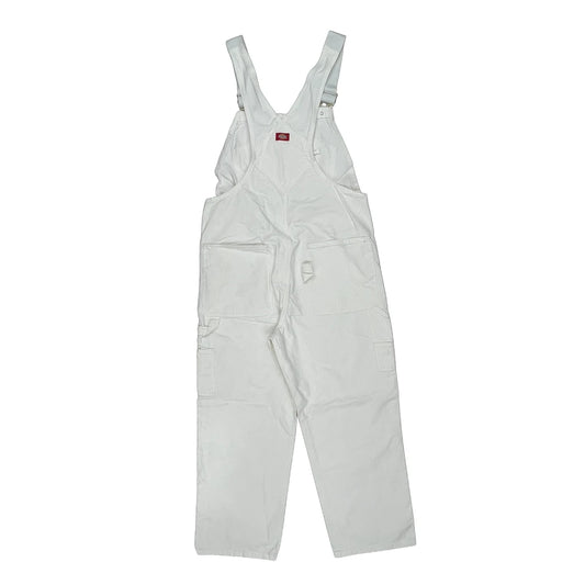 Vintage Dickies Dungarees - 36W 30L White Cotton