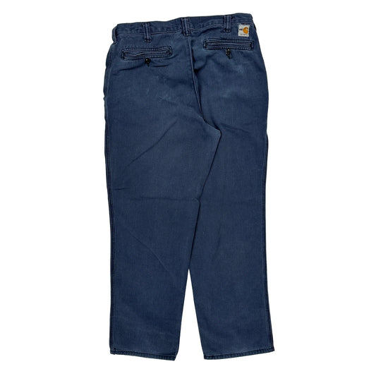 Vintage Carhartt Trousers - 30W 29L Blue Cotton