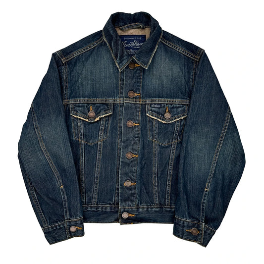 Levis Denim Jacket - Small Dark Wash Cotton