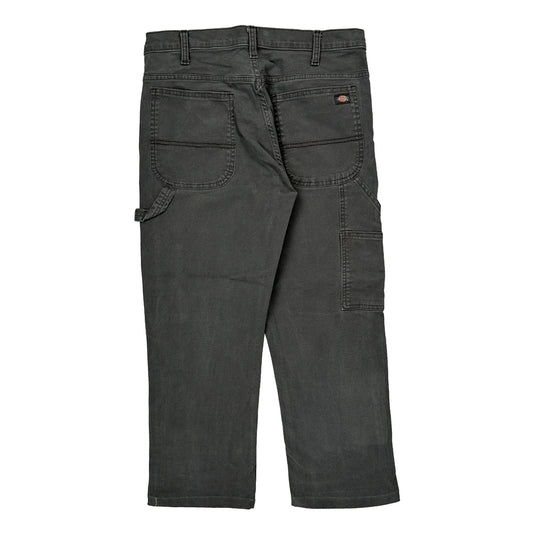 Vintage Dickies Carpenter Trousers - 32W 25L Grey Cotton