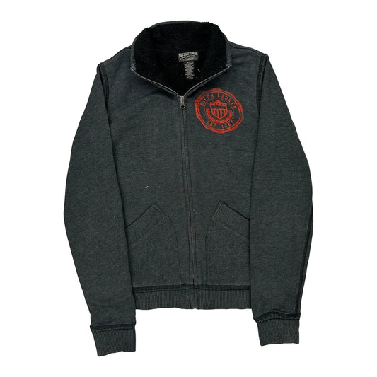 Polo By Ralph Lauren Zip Up - Medium Grey Cotton Blend