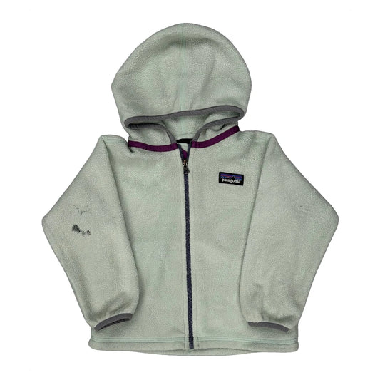 Age 2 Patagonia Hoodie - 2XS Cream Polyester