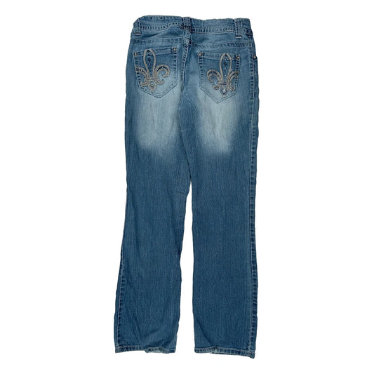 Vintage Faded Glory Jeans - 27W 25L Blue Cotton Blend