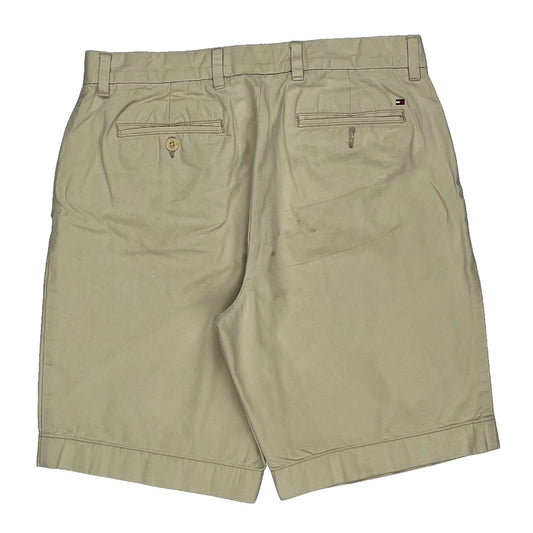 Tommy Hilfiger Chino Shorts - 32W 10L Beige Cotton