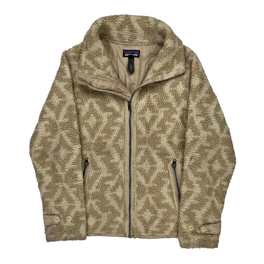 Patagonia Fleece Jacket - Medium Beige Polyester