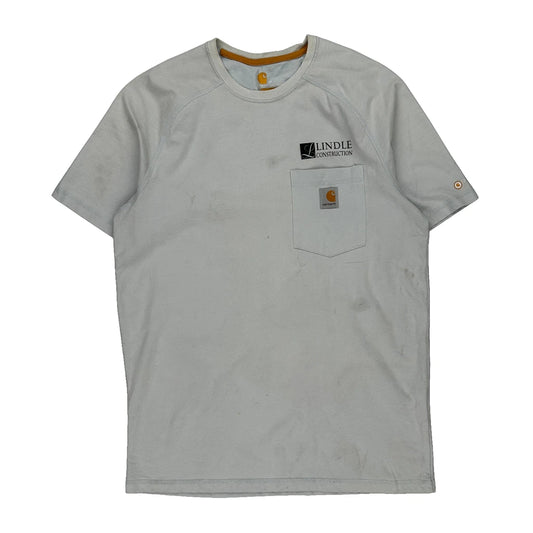 Carhartt T-Shirt - Medium White Cotton