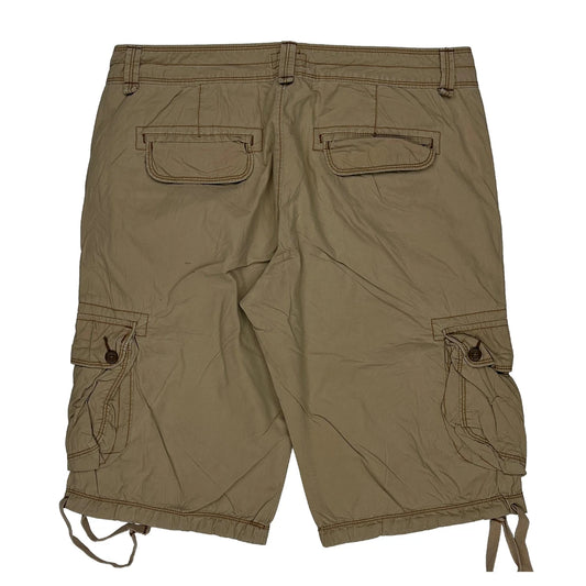 Polo By Ralph Lauren Cargo Shorts - 34W 11L Beige Cotton