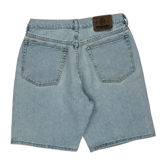 Wrangler Denim Shorts - 29W 8L Light Wash Denim