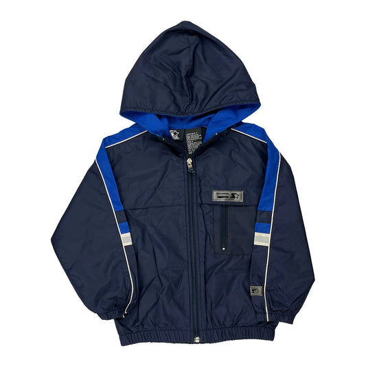 Age 5 Starter Windbreaker - Small Navy Nylon