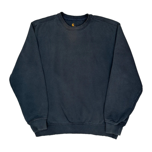 Vintage Carhartt Sweatshirt - Large Black Cotton