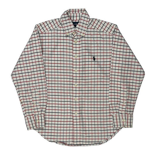 Age 8 Ralph Lauren Checked Shirt - Small Black Cotton