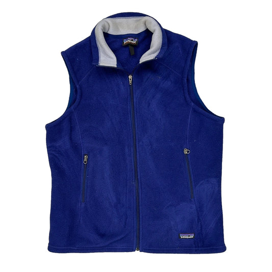 Synchilla Patagonia Fleece Gilet - Medium Blue Polyester