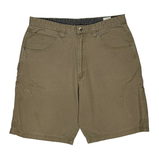 Wrangler Carpenter Shorts - 34W 10L Khaki Cotton