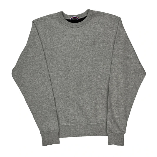 Authentic Athleticwear Champion Sweatshirt - Small Grey Cotton Blend