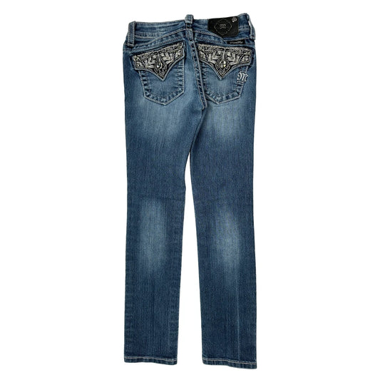 Age 10 Miss Me Jeans - Medium Blue Denim