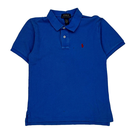 Age 8-9 Polo By Ralph Lauren Polo Shirt - Medium Blue Cotton