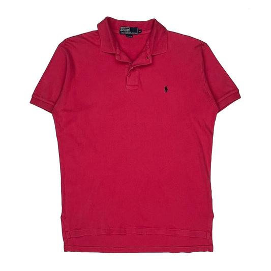 Vintage Polo By Ralph Lauren Polo Shirt - Medium Red Cotton