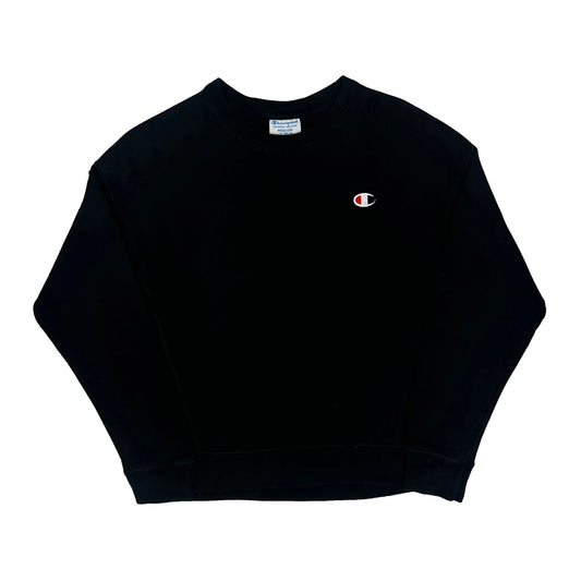 Reverse Weave Champion Sweatshirt - Medium Black Cotton Blend
