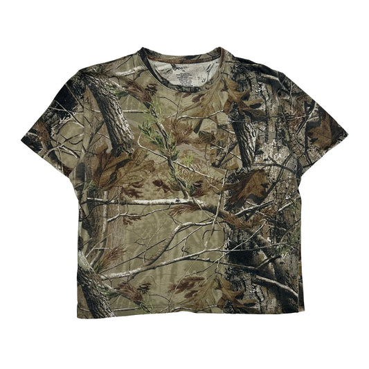 Vintage Ipg T-Shirt - XL Camo Cotton