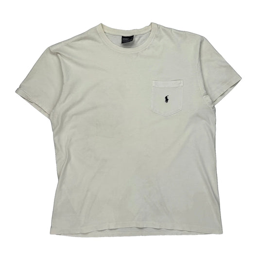 Polo By Ralph Lauren T-Shirt - Medium White Cotton