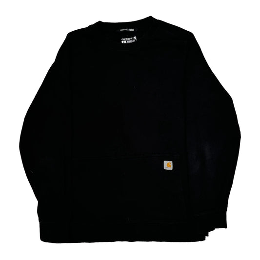 Carhartt Sweatshirt - Medium Black Cotton