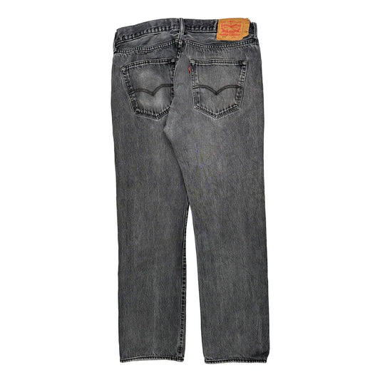 501 Levis Jeans - 36W 30L Grey Cotton
