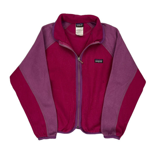 Age 8 Patagonia Fleece Jacket - Small Pink Polyester