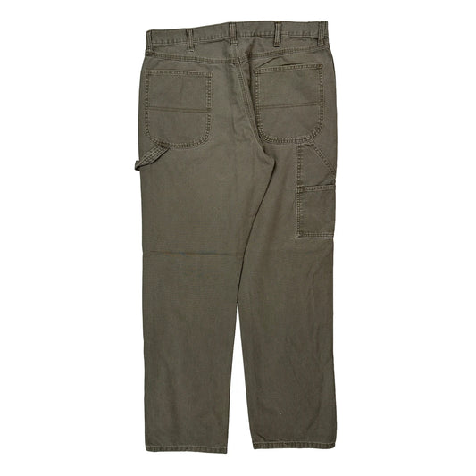 Unbranded Carpenter Trousers - 36W 32L Grey Cotton
