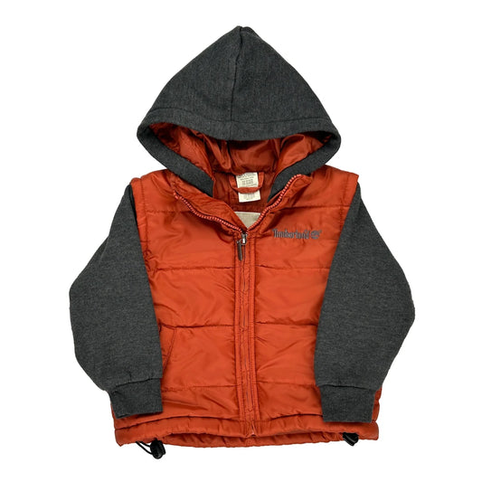 Age 2 Timberland Puffer - 2XS Orange Polyester