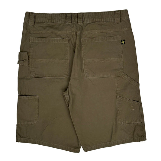Terra Carpenter Shorts - 38W 11L Khaki Cotton