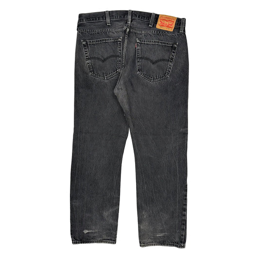 501 Levis Jeans - 38W 32L Black Cotton