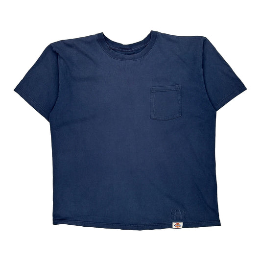 Dickies T-Shirt - XL Blue Cotton