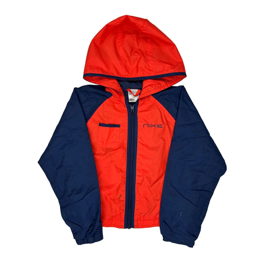 Age 10-12 Nike Windbreaker - Medium Red Polyester