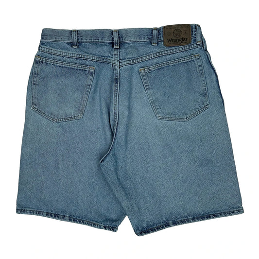 Wrangler Denim Shorts - 34W 9L Blue Denim