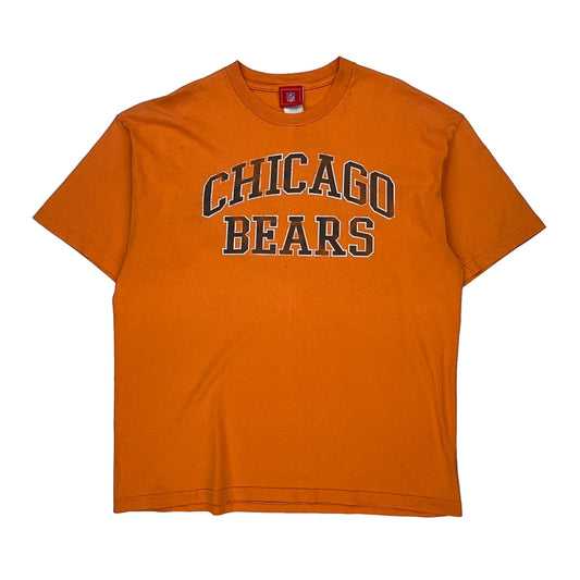 Chicago Bears Nfl T-Shirt - XL Orange Cotton