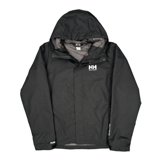 Helly Hansen Waterproof Jacket - Large Black Polyester