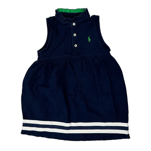 Age 3 Ralph Lauren Dress - 2XS Navy Cotton