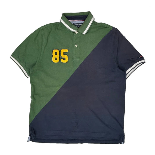 Kids Tommy Hilfiger Polo Shirt - Medium Green Cotton