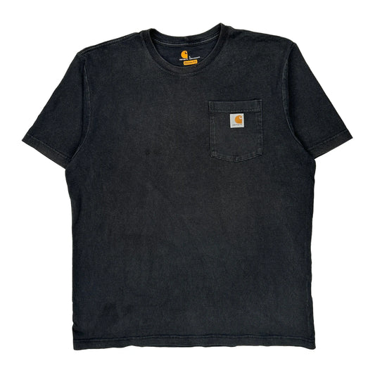 Carhartt T-Shirt - Large Black Cotton