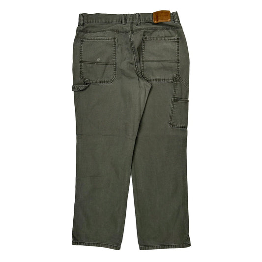 Vintage Ironwood Carpenter Trousers - 34W 32L Green Cotton