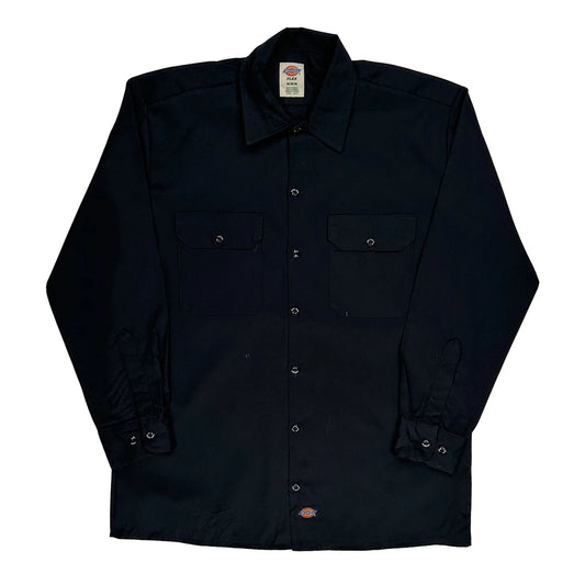 Vintage Dickies Shirt - Medium Black Cotton Blend